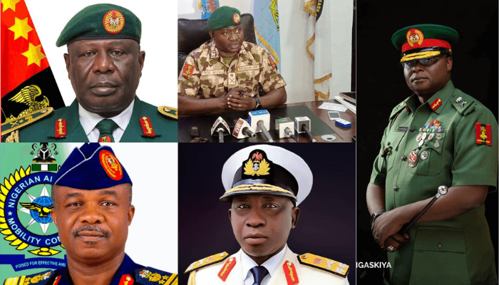 Insecurity: Service chiefs arrive Maiduguri  