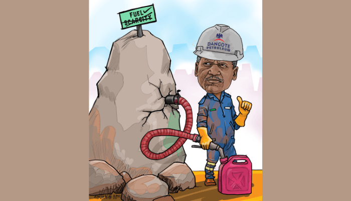 Dangote restores petrol price to N1,175 as depots halt sales 