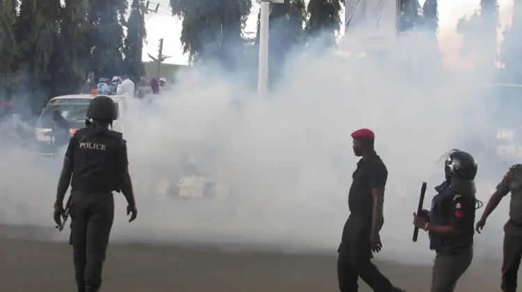 Police fire tear gas as rival political party supporters clash in Osun 