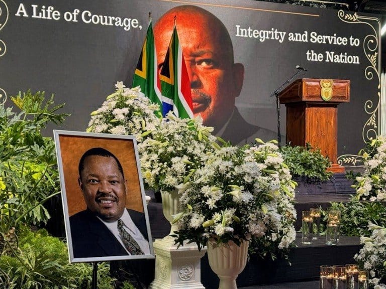 WATCH: Mosiuoa Lekota Funeral – Deputy President Paul Mashatile Delivers Eulogy   